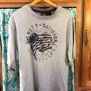 Harley-Davidson‎ Gray Short Sleeve Tee